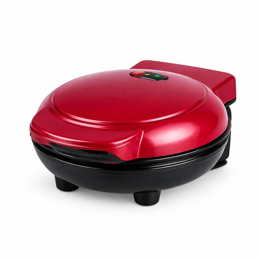 Aparat electric pentru waffles cu placi antiaderente, indicator LED, rosu