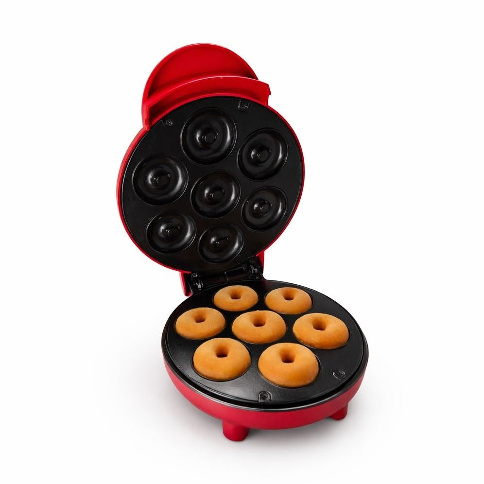 Aparat pentru preparat mini gogoși SX-717, plastic, compact, culoare roșu