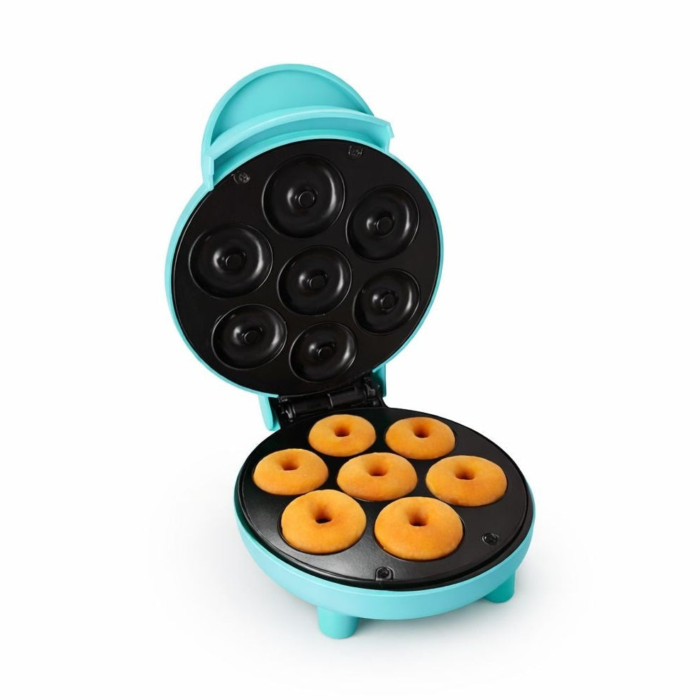 Aparat pentru preparat mini gogoși SX-717, plastic, compact, culoare turcoaz
