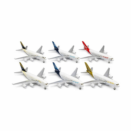 Avion de pasageri jucarie metalic cu lumini si sunete model realist 22 cm diverse culori