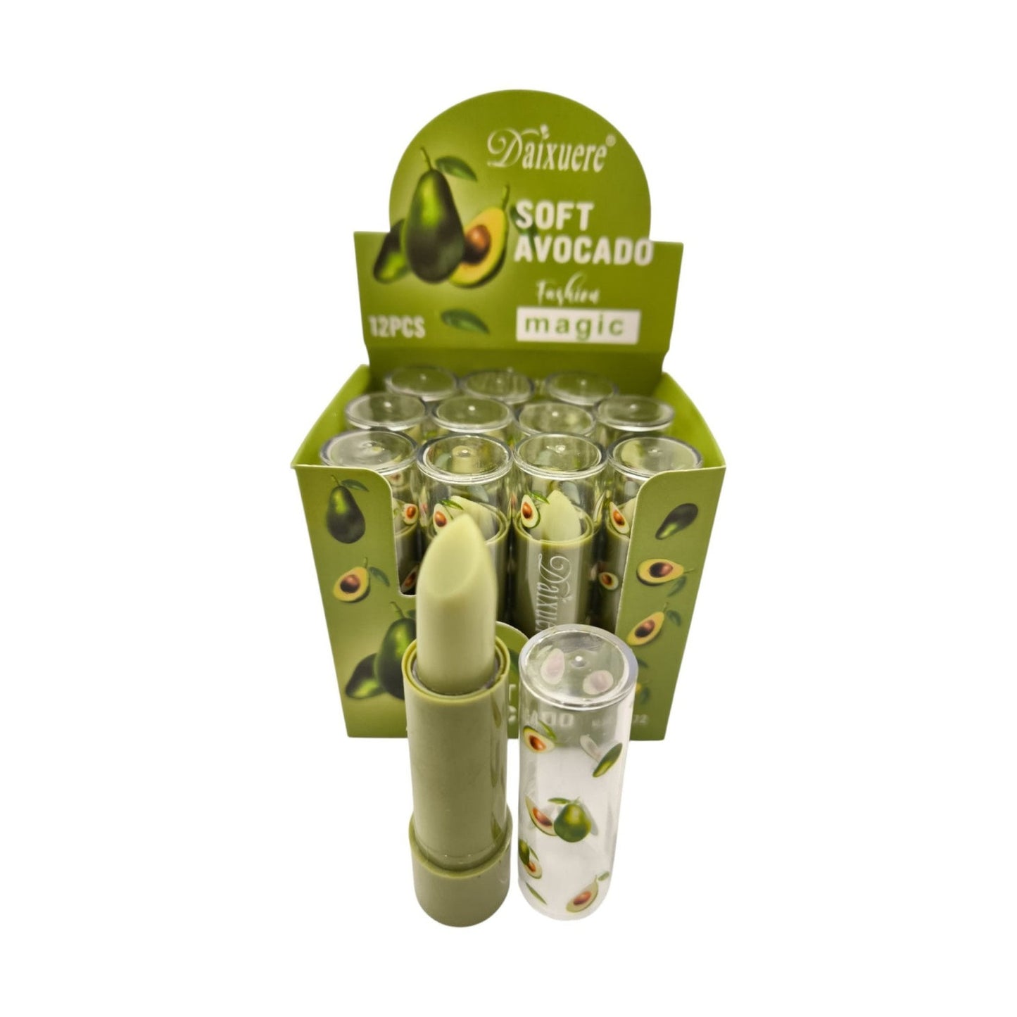 Balsam de Buze Magic Soft Avocado , Hidratare Culoare Personalizata, 12buc set