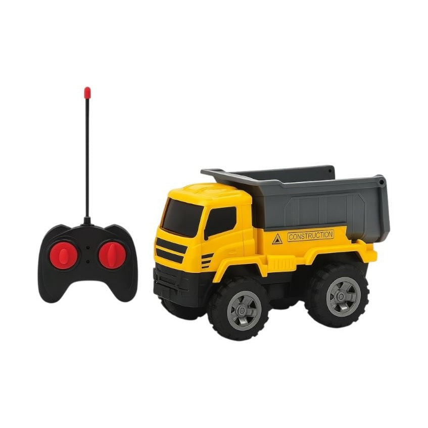 Basculanta Constructii R C Galbena Xuda Toys , Telecomanda Lumini Sunete Jucarie Copii 6+