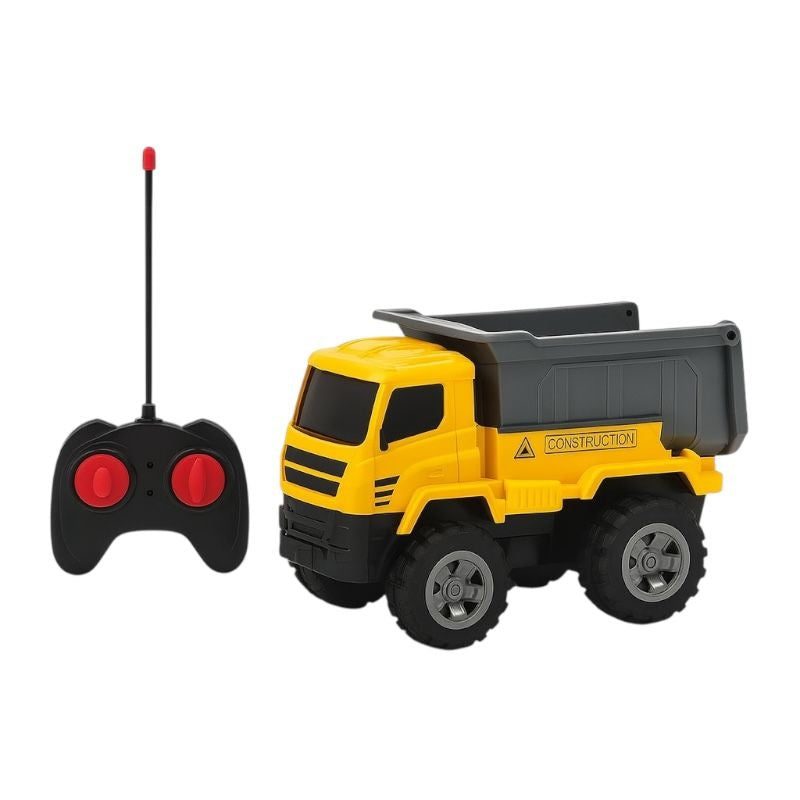 Basculanta Constructii R C Galbena Xuda Toys , Telecomanda Lumini Sunete Jucarie Copii 6+