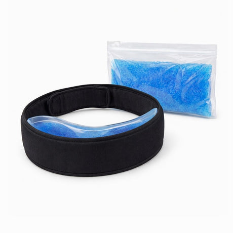 Bentiță Terapeutică cu Terapie Caldă & Rece Pretty Girl, Negru, Material Textil