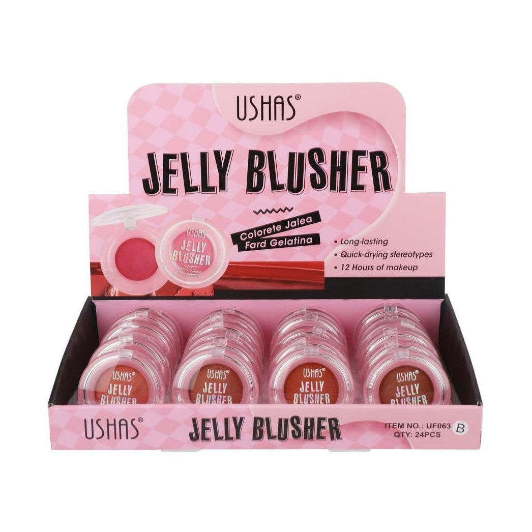 Blush Jelly USHAS 4.8g , Textura Gelatina si Culoare Naturala