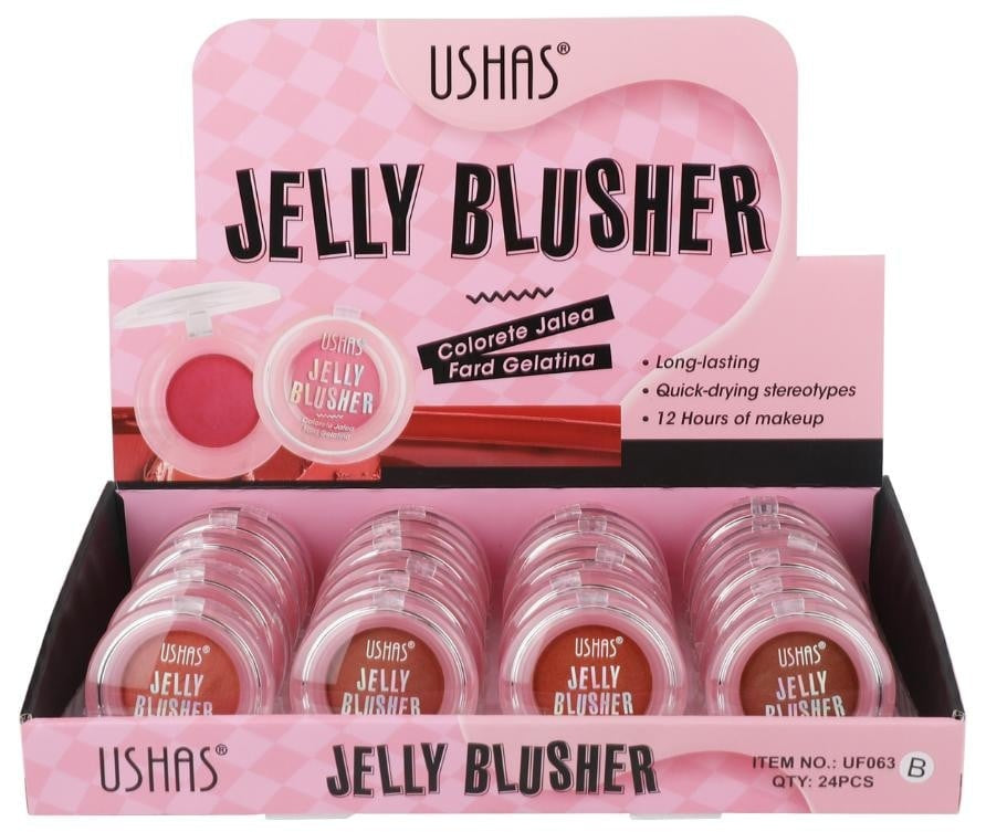 Blush Jelly USHAS 4.8g , Textura Gelatina si Culoare Naturala