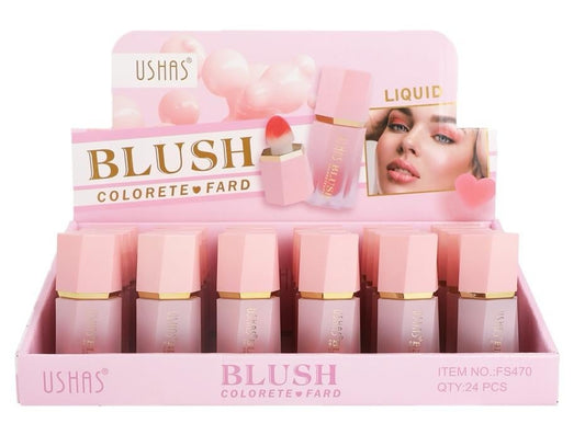 Blush Lichid USHAS Liquid Blush 4.7g , Culoare Intensa si Efect Natural