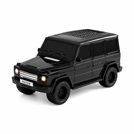 Boxa portabila wireless model masina SUV, 8W, Bluetooth, radio FM, USB, TF, Negru