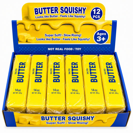 Butter Squishy Antistres, Jucarie Senzoriala Moale Tip Unt, 21.5cm Slow Rising, Super Soft