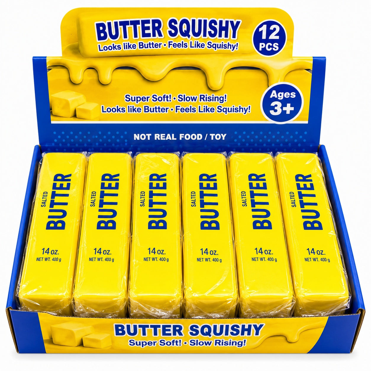 Butter Squishy Antistres, Jucarie Senzoriala Moale Tip Unt, 21.5cm Slow Rising, Super Soft
