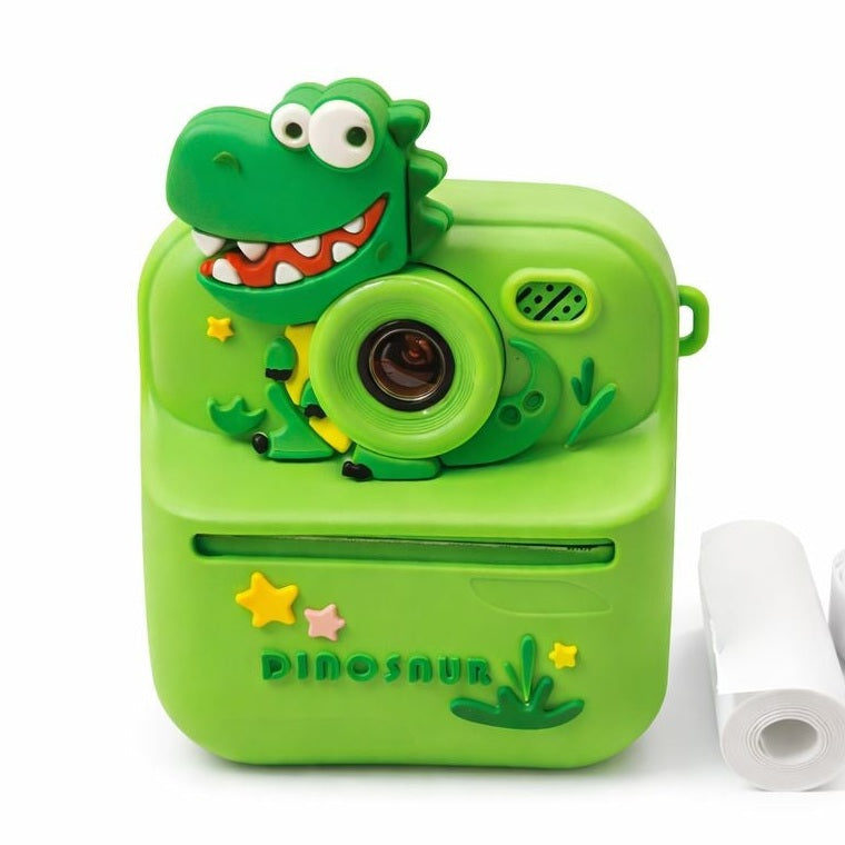 Cameră de Jucărie pentru Copii, Tematică Dinozaur, Plastic, Verde