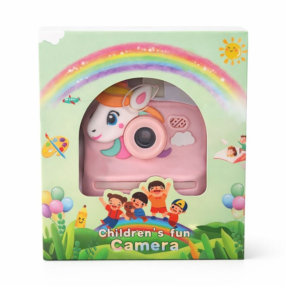 Camera foto copii unicorn cu print instant, reincarcabila, accesorii incluse, mov