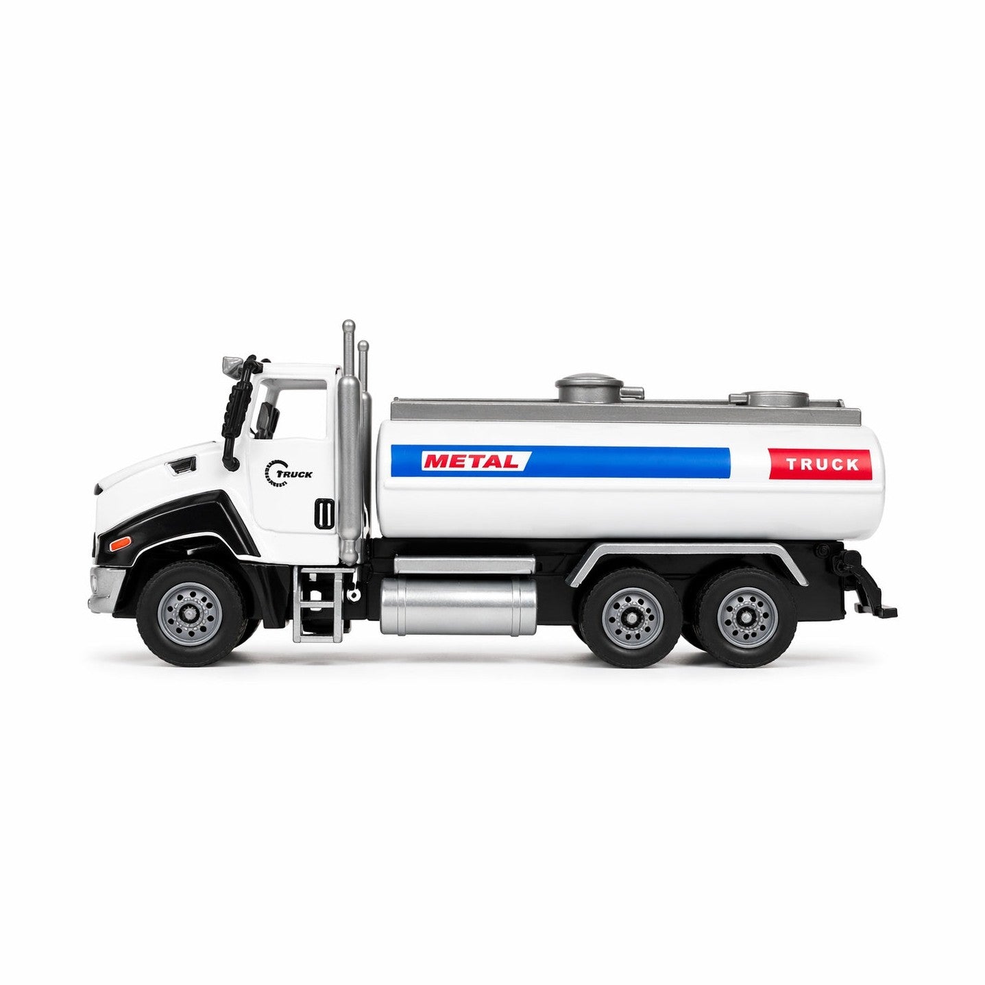 Camion cisterna alb 26.5x11 cm jucarie copii plastic