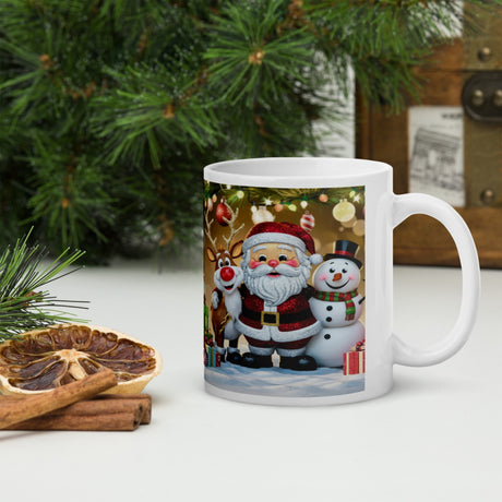 Cana ceramica Craciun 330 ml (11 oz) , design festiv, rezistenta, Engros