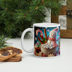 Cana ceramica Craciun 330 ml (11 oz) , design festiv, rezistenta