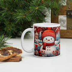 Cana ceramica Craciun 330 ml (11 oz) , design festiv, rezistenta