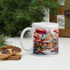 Cana ceramica Craciun 330 ml (11 oz) , design festiv, rezistenta