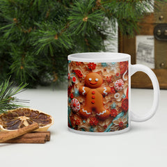 Cana ceramica Craciun 330 ml (11 oz) , design festiv, rezistenta