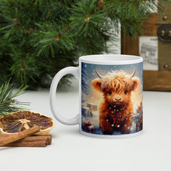 Cana ceramica Craciun 330 ml (11 oz) , design festiv, rezistenta