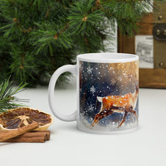 Cana ceramica Craciun 330 ml (11 oz) , design festiv, rezistenta