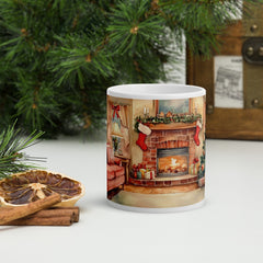 Cana ceramica Craciun 330 ml (11 oz) , design festiv, rezistenta