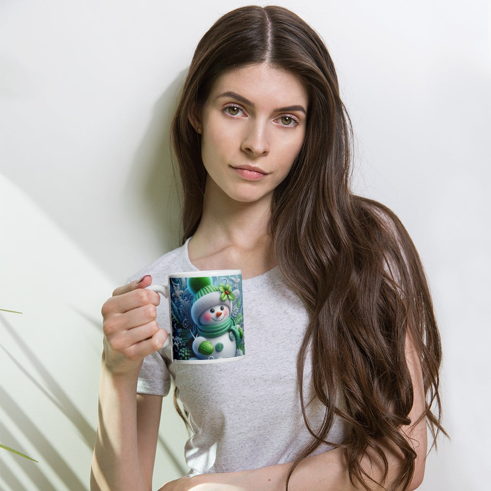 Cana ceramica Craciun 330 ml (11 oz) , design festiv, rezistenta