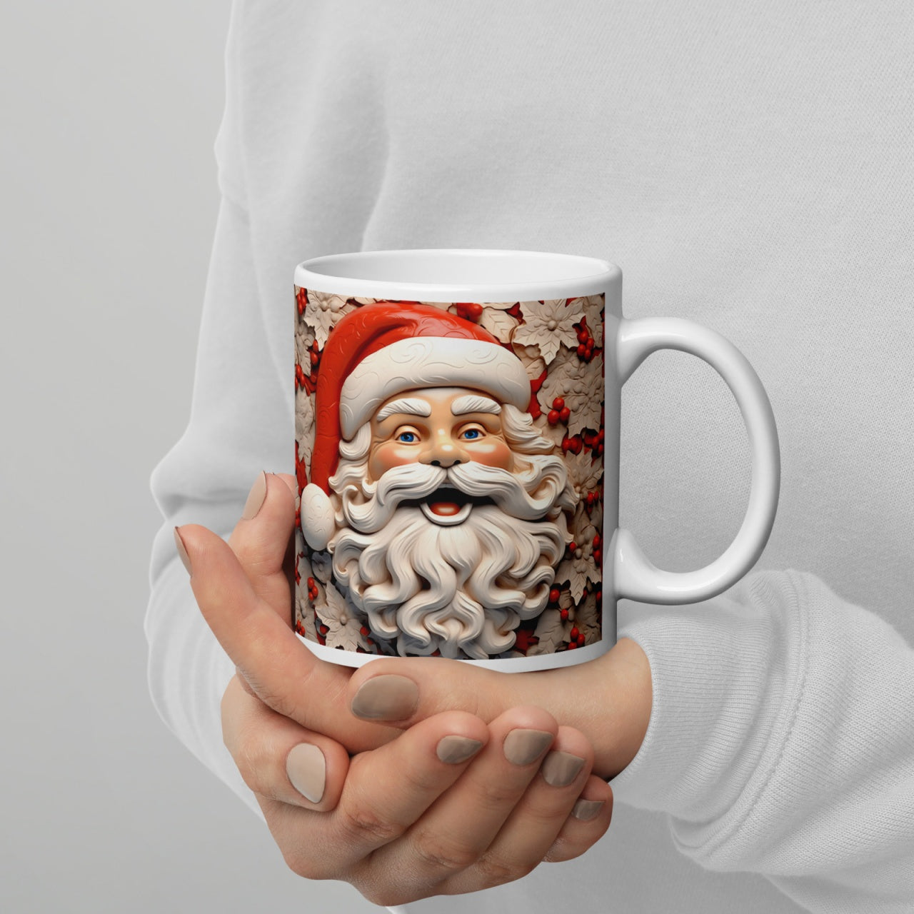 Cana ceramica Craciun 330 ml (11 oz) , design festiv, rezistenta