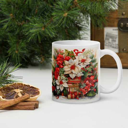 Cana ceramica Craciun 330 ml (11 oz) , design festiv, rezistenta