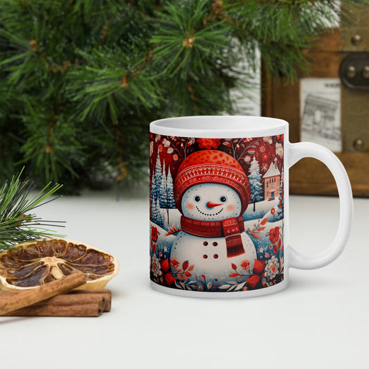 Cana ceramica Craciun 330 ml (11 oz) , design festiv, rezistenta