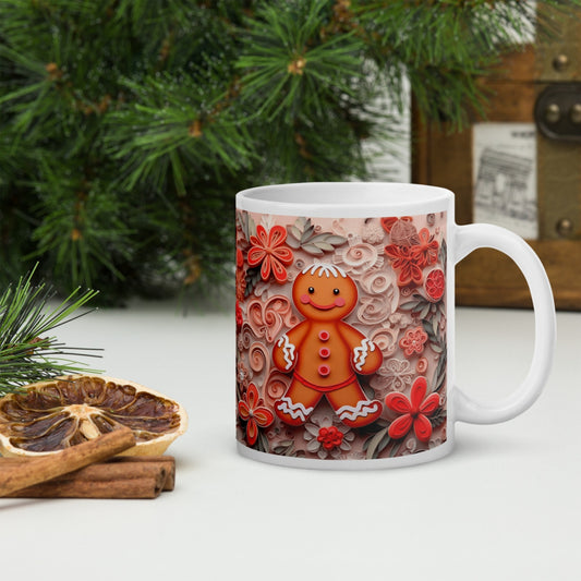 Cana ceramica Craciun 330 ml (11 oz) , design festiv, rezistenta
