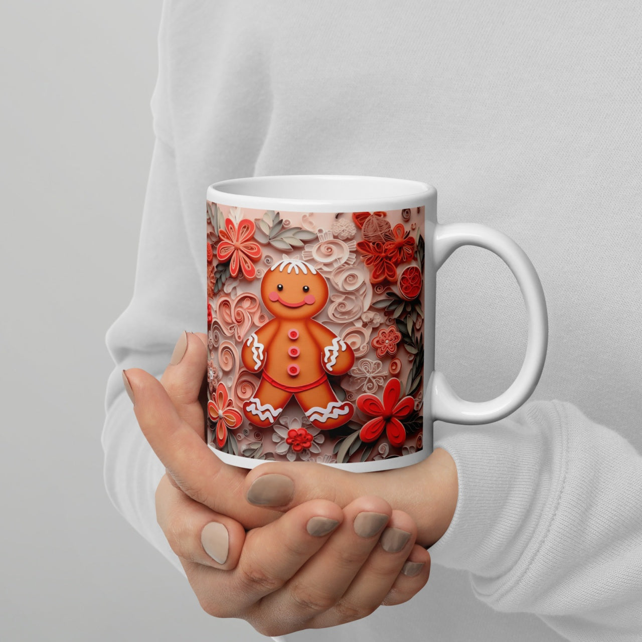 Cana ceramica Craciun 330 ml (11 oz) , design festiv, rezistenta