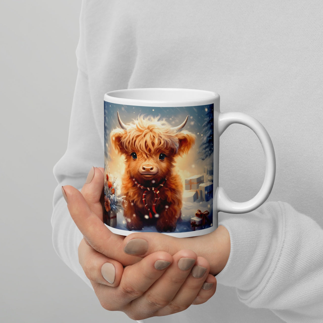 Cana ceramica Craciun 330 ml (11 oz) , design festiv, rezistenta