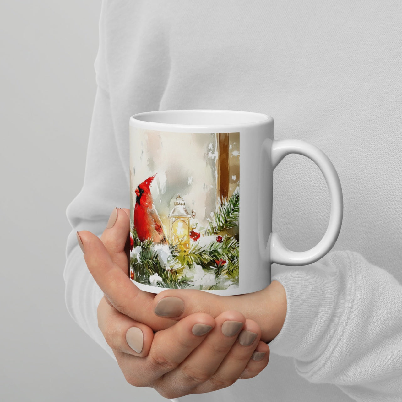 Cana ceramica Craciun 330 ml (11 oz) , design festiv, rezistenta