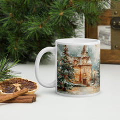 Cana ceramica Craciun 330 ml (11 oz) , design festiv, rezistenta