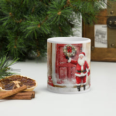 Cana ceramica Craciun 330 ml (11 oz) , design festiv, rezistenta