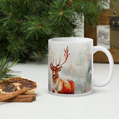 Cana ceramica Craciun 330 ml (11 oz) , design festiv, rezistenta