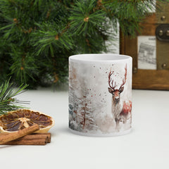 Cana ceramica Craciun 330 ml (11 oz) , design festiv, rezistenta