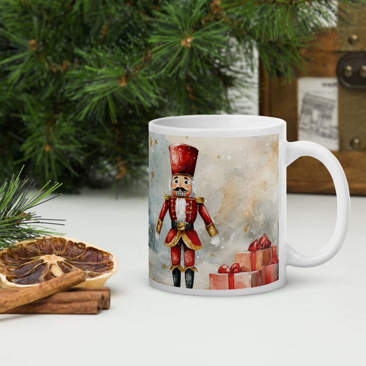 Cana ceramica Craciun 330 ml (11 oz) , design festiv, rezistenta