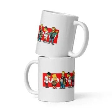 Cana ceramica cu familie colorata si vesela , Cadou special , 330 ml
