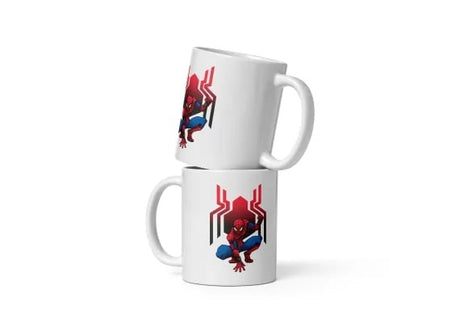 Cana ceramica cu ilustratie simbolica , Design inedit si expresiv , 330 ml