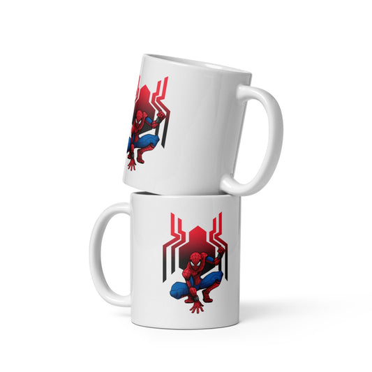 Cana ceramica cu ilustratie simbolica , Design inedit si expresiv , 330 ml