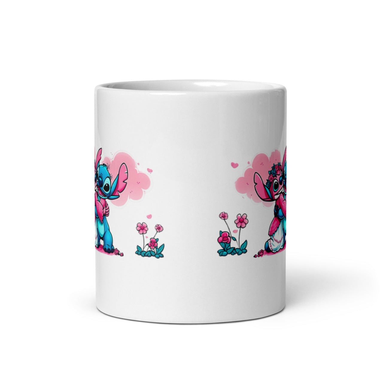 Cana ceramica cu ilustratie simbolica , Design inedit si expresiv , 330 ml