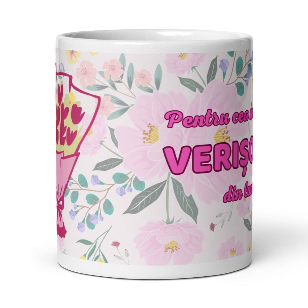 Cana ceramica cu mesaj pentru persoane speciale , Un dar cu semnificatie , 330 ml