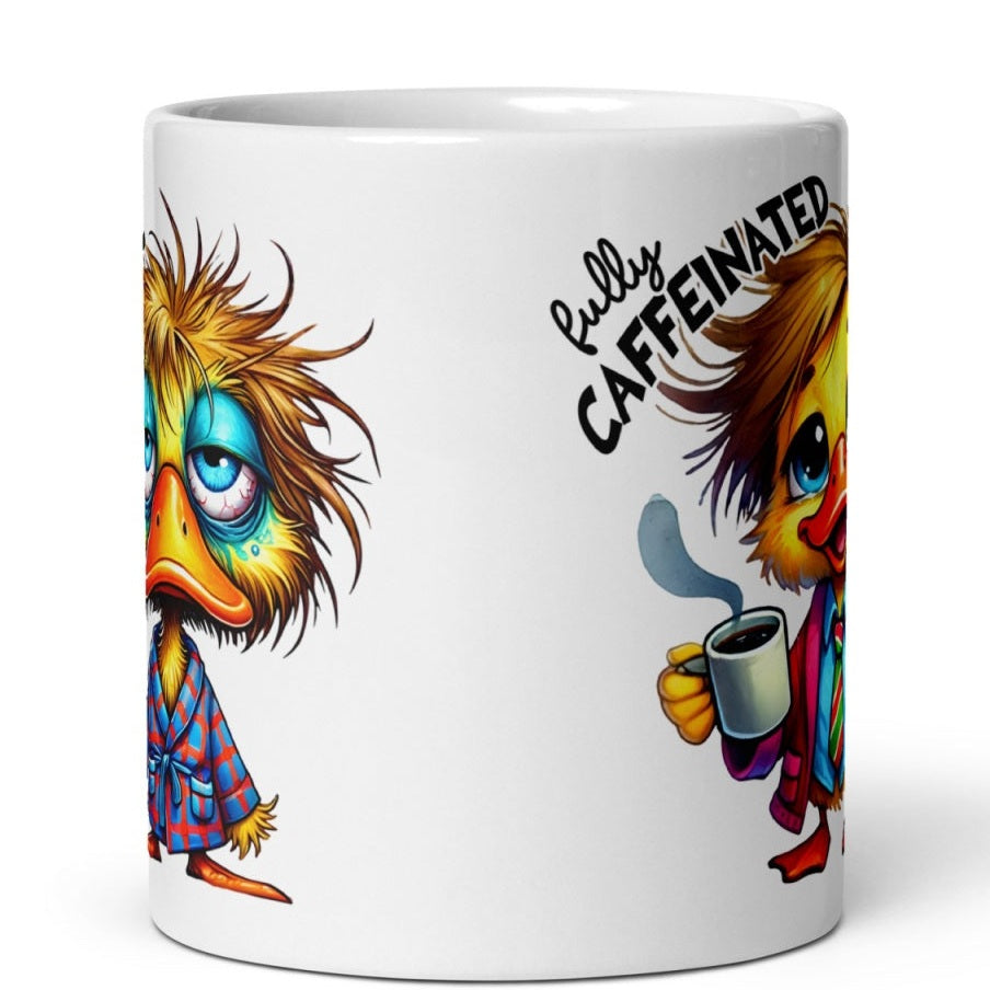 Cana cu Doua Fete, 330 ml, ceramica , Starea sincera dinainte si de dupa cafea,
