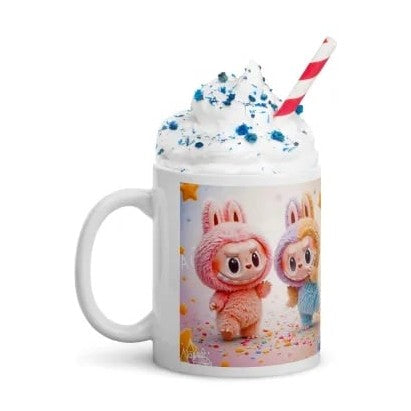 Cana Labubu 330 ml, ceramica , Design adorabil, perfecta pentru revanzare,