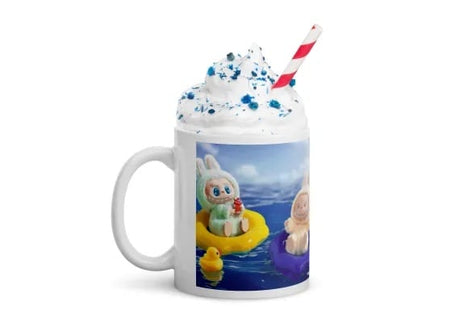 Cana Labubu 330 ml, ceramica , Design adorabil, perfecta pentru revanzare,