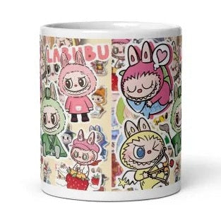 Cana Labubu 330 ml, ceramica , Design adorabil, perfecta pentru revanzare,