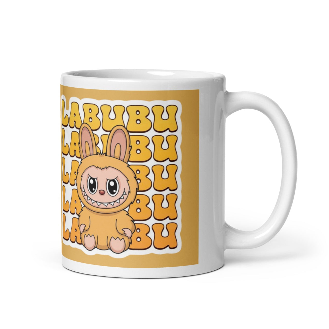 Cana Labubu 330 ml, ceramica , Design adorabil, perfecta pentru revanzare,