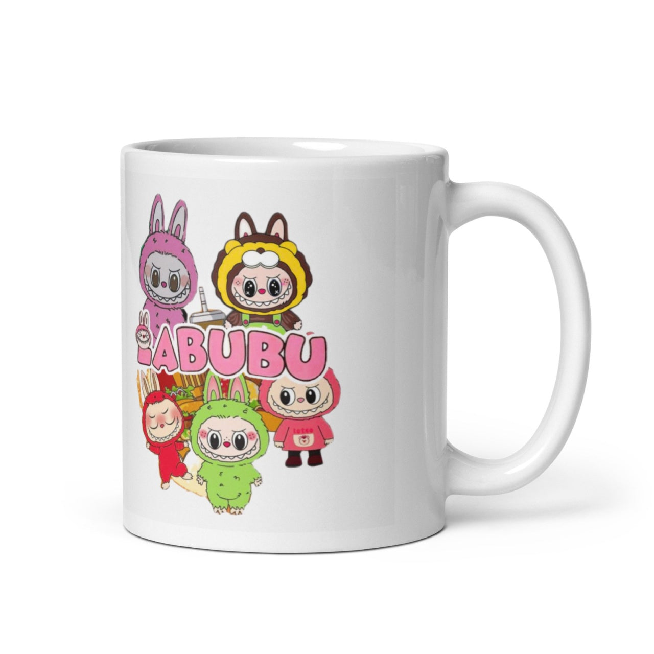 Cana Labubu 330 ml, ceramica , Design adorabil, perfecta pentru revanzare,