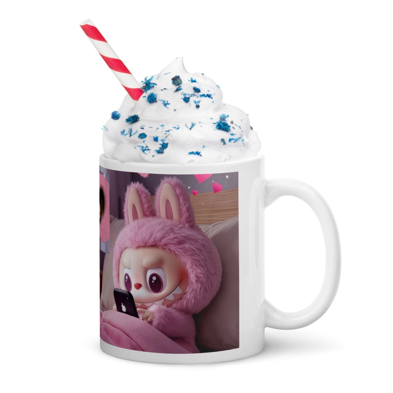 Cana Labubu 330 ml, ceramica , Design adorabil, perfecta pentru revanzare,
